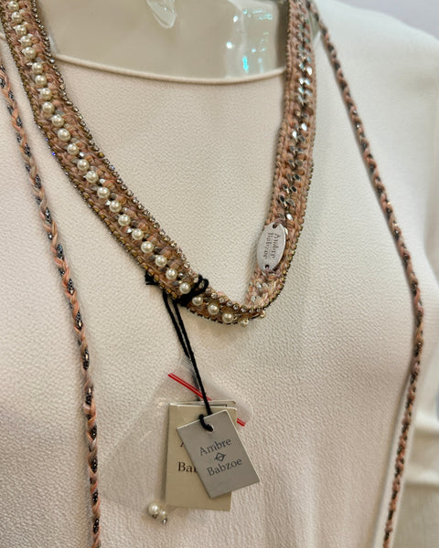 Collar y cintura de perlas - AMBRE BABZOE