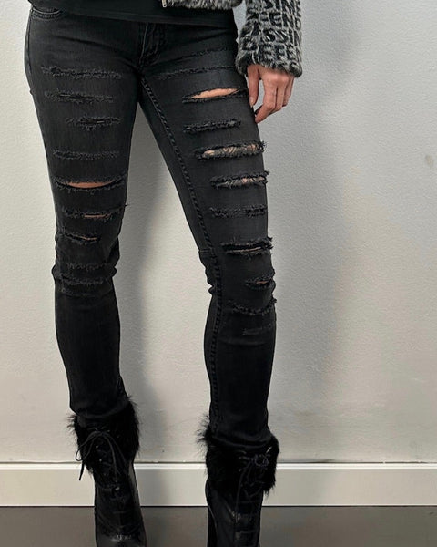 Jeans estilo "destroy" - MAJE