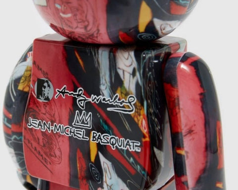 MEDICOM TOY BEARBRICK - JEAN-MICHEL BASQUIAT & ANDY WARHOL