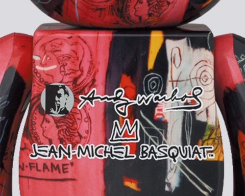 MEDICOM TOY BEARBRICK - JEAN-MICHEL BASQUIAT & ANDY WARHOL