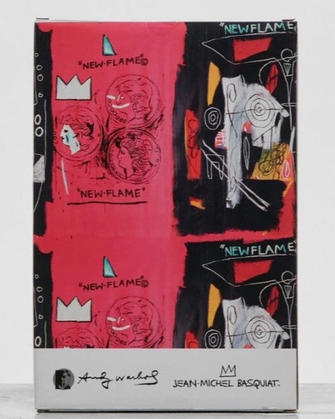 MEDICOM TOY BEARBRICK - JEAN-MICHEL BASQUIAT & ANDY WARHOL