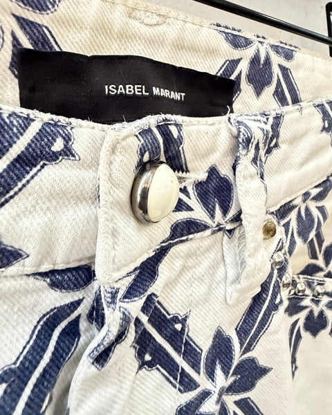 Cierre delantero con botones metálicos de los jeans ISABEL MARANT