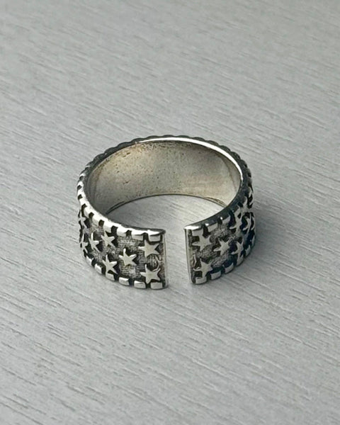 Anillo Estrellas en plata - ARGENT