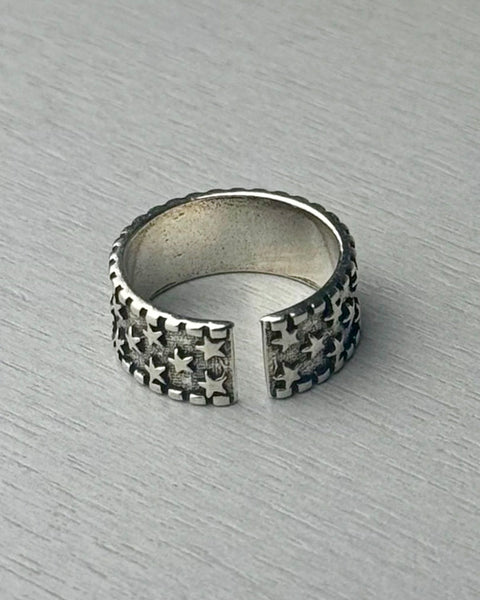 Anillo Estrellas en plata - ARGENT