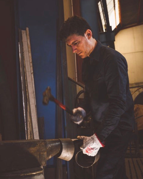 Steel Silk – Matt Olive Green (Wall Sculpture) - JOSÉ SOLER ART