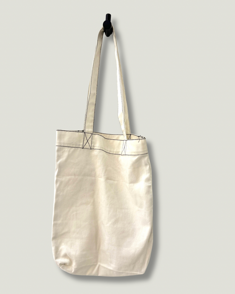 Tote Isabel Marant Étoile talla small de algodón crudo y naranja