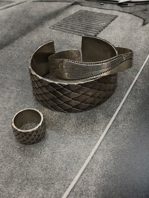 Brazalete unisex de plata - CORPUS CHRISTI