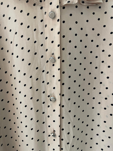 Camisa rosa con lunares negros - THE KOOPLES