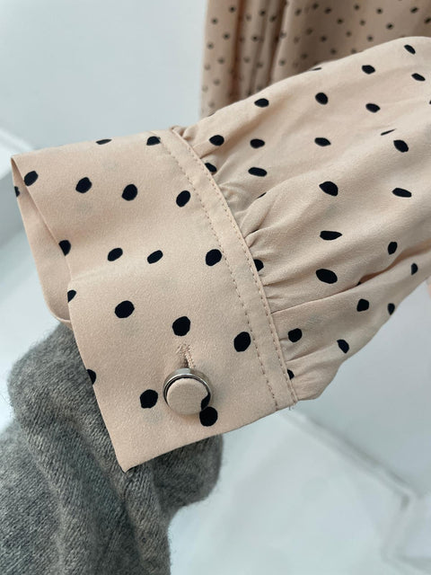 Camisa rosa con lunares negros - THE KOOPLES